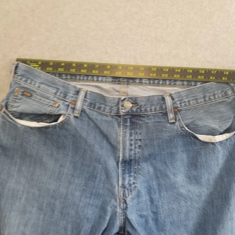 Polo Ralph Lauren Jeans Mens 38x30 Blue Hampton Relaxed Straight Classic